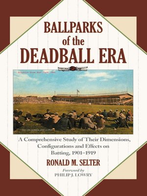 cover image of Ballparks of the Deadball Era